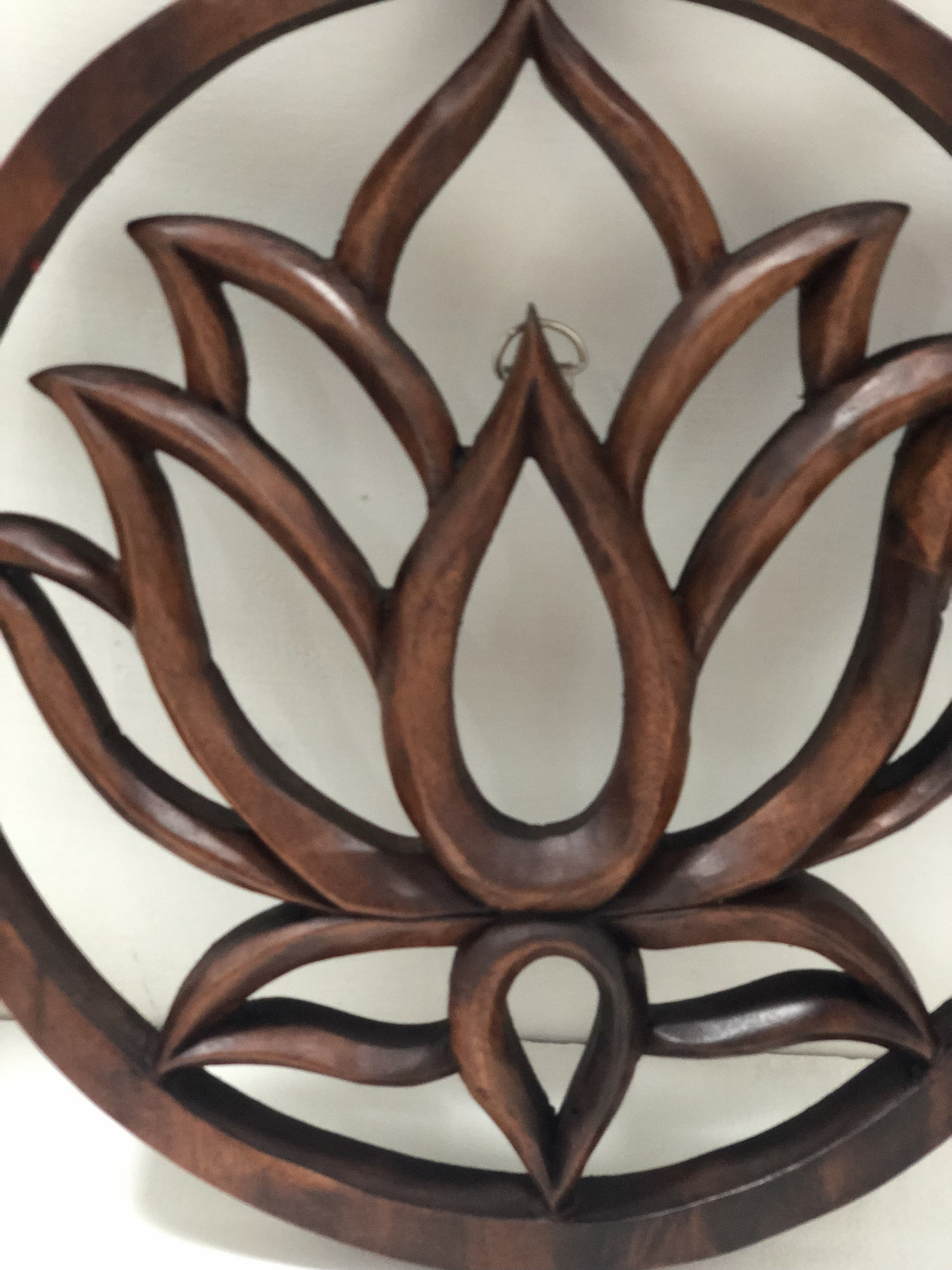 Suar Wood Lotus Wall Art: Balinese Tree of Life Decor - Etsy