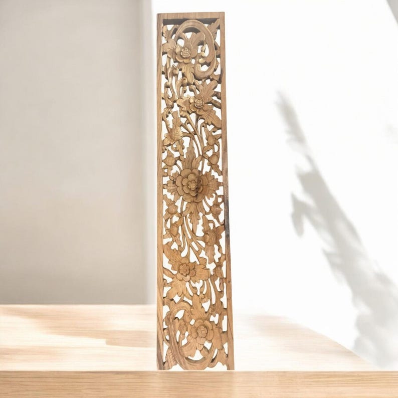 Hand-carved Balinese Wall Panel , Wood Wall Art ,traditional Indonesian ...