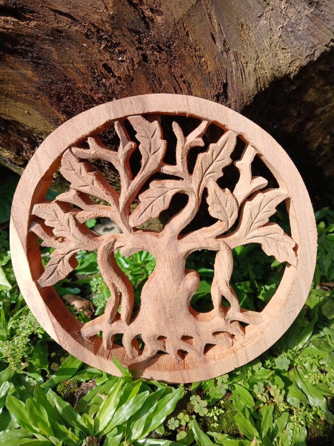 Hand Carved Suar Wood Tree of Life Wall Art: Balinese Boho Decor - Etsy