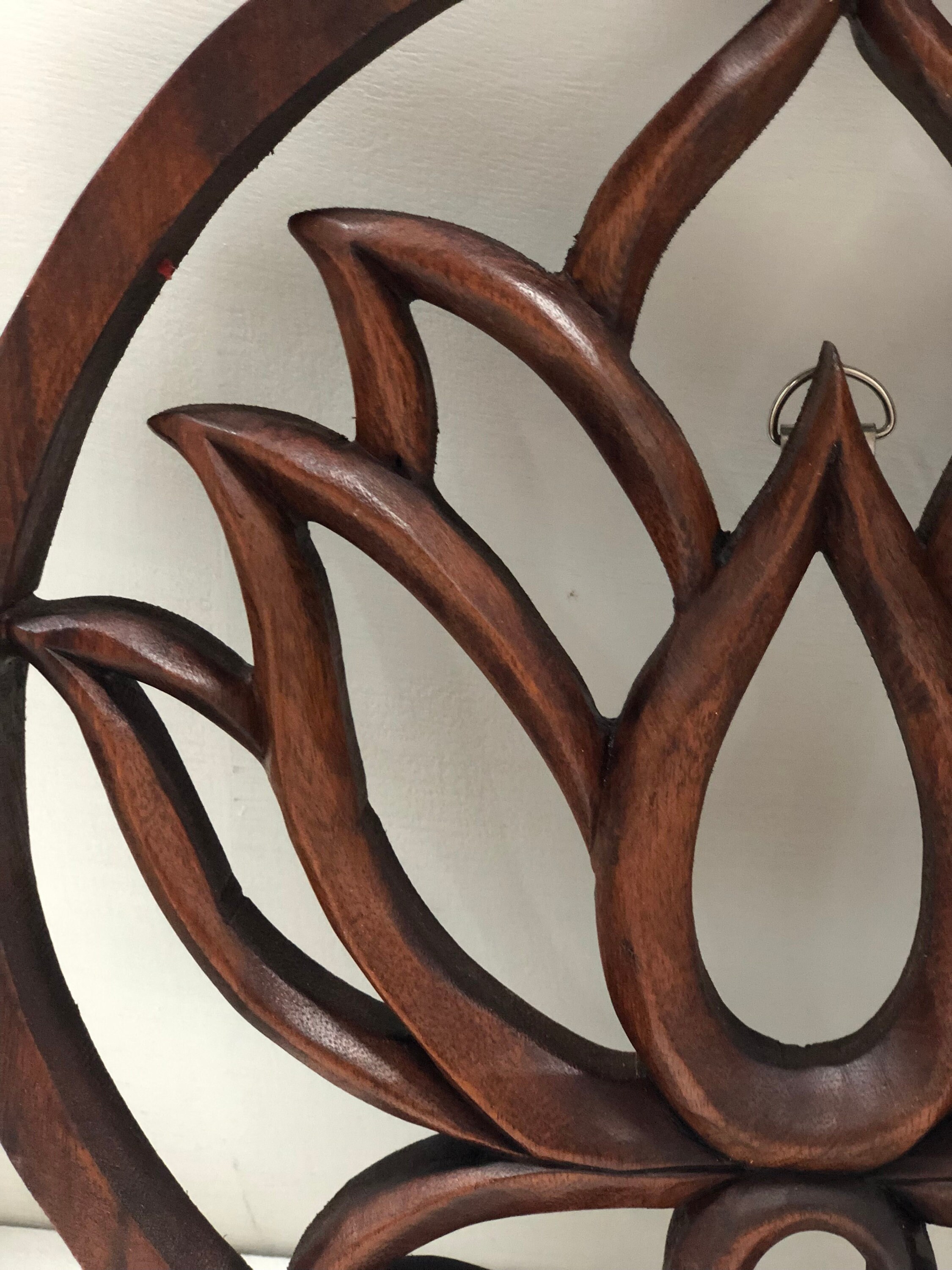 Suar Wood Lotus Wall Art: Balinese Tree of Life Decor - Etsy
