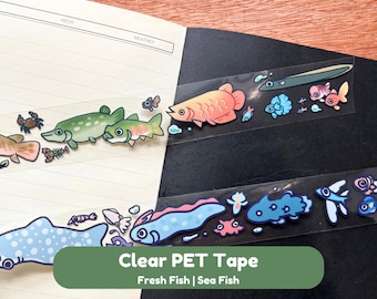 Heldere PET-tape voor zoet- en zoutwatervissen