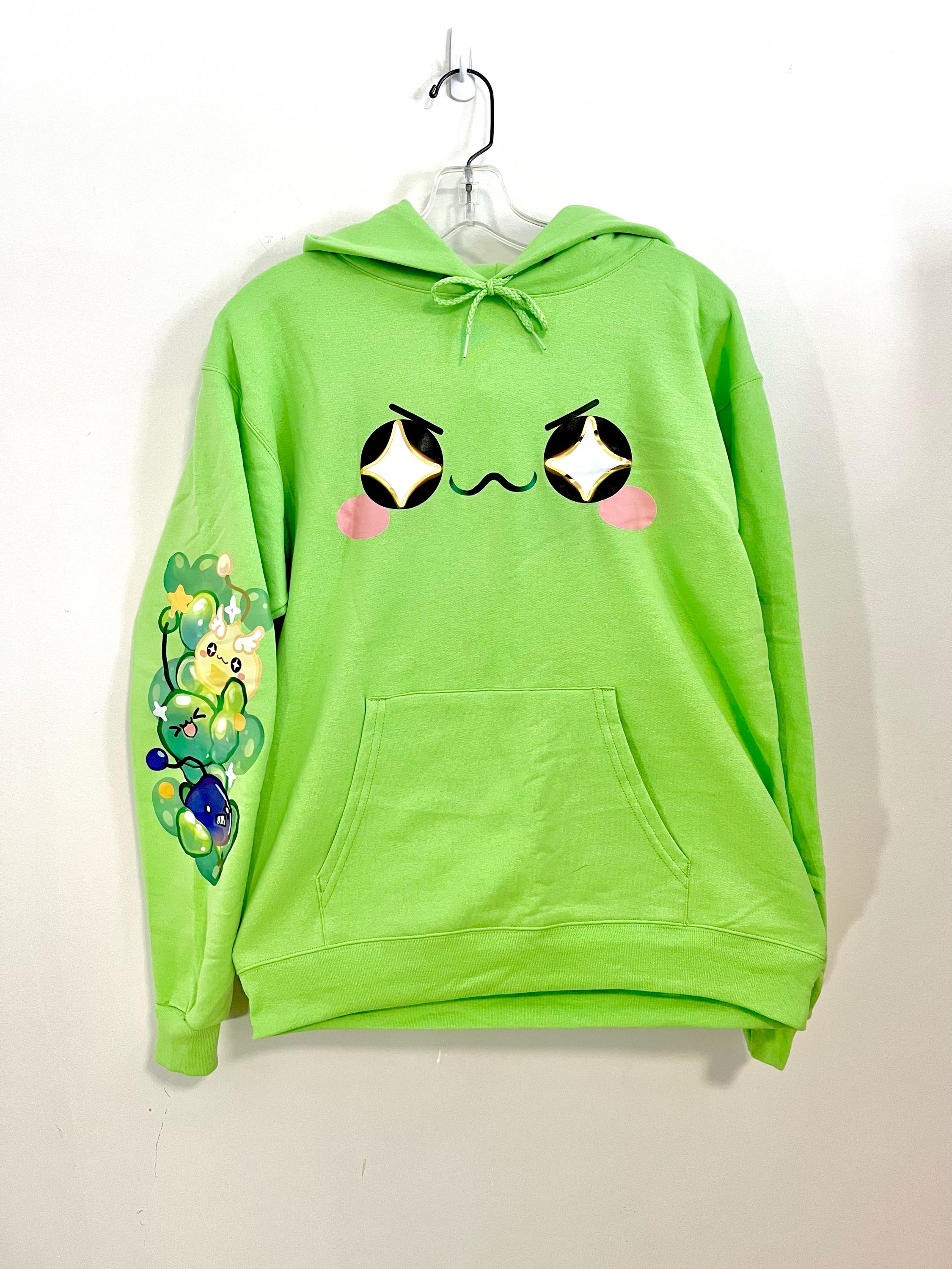 Maplestory Inspired Guardian Angel Slime Hoodie, Metallic Gold