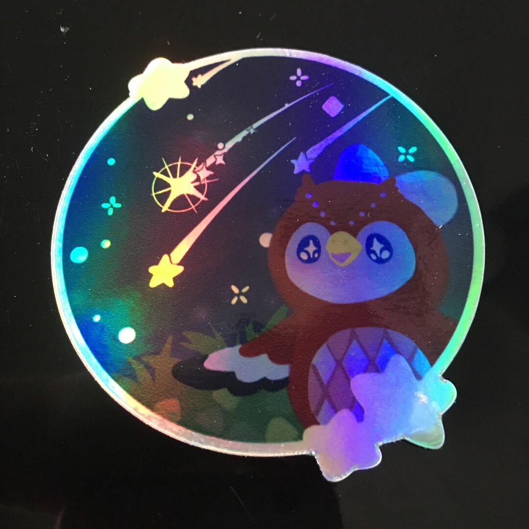 Animal Crossing New Horizons Celeste Meteor Shower Holo Sticker Etsy
