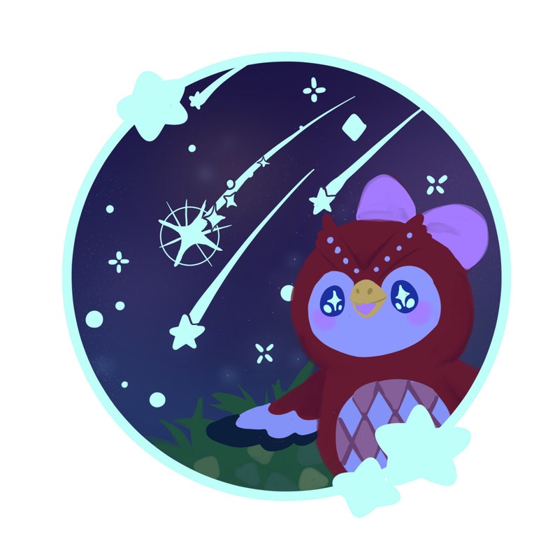 Animal Crossing New Horizons Celeste Meteor Shower Holo Etsy