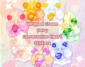 Whipped Cream Fairy Conversation Sweets Stickers