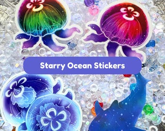 Stellar Ocean Creature Stickers