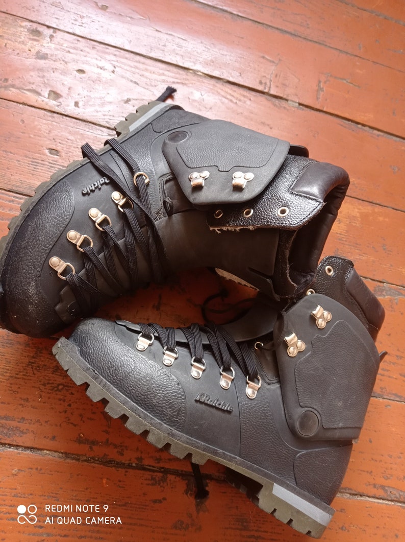 Vintage Swiss hiking boots Raichle Size 8.5/trekking boots Etsy