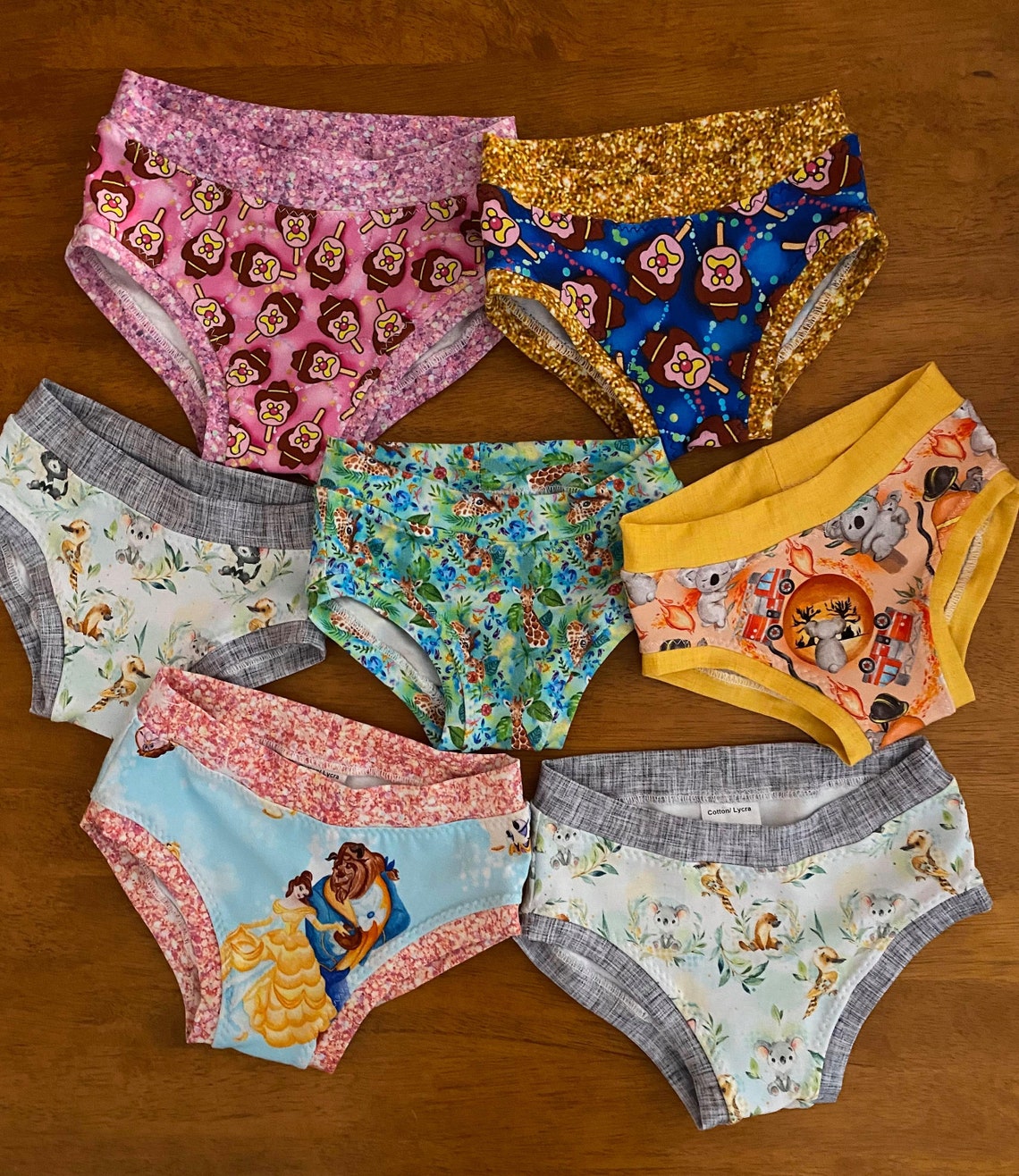 Mystery pack kids undies 5 pairsboys or girls underwear Etsy