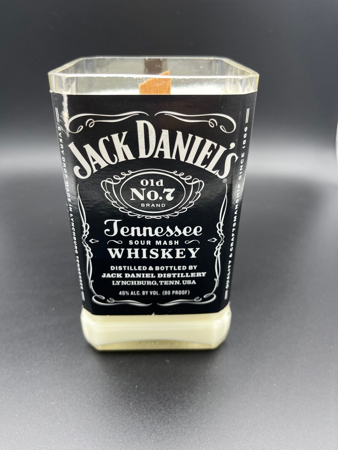 Jack Daniels Candle Whiskey Candle UpCycled Jack Daniels | Etsy