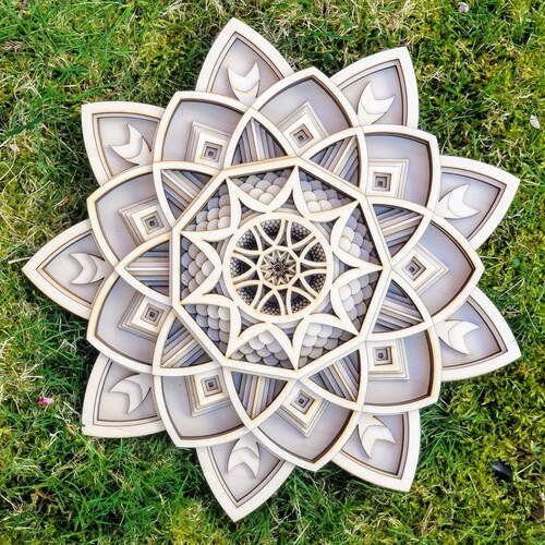 Mandala Stencil Mandala Pattern for DIY Wall Decor Modern | Etsy