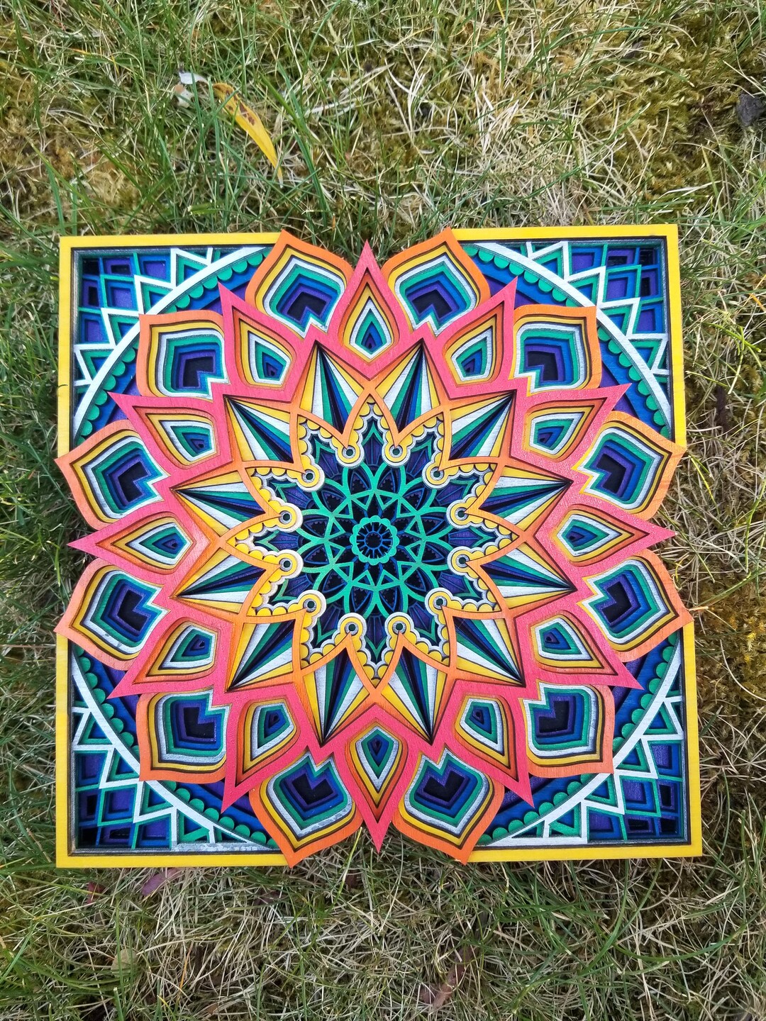 Wooden Wall Art Geometric Wood Art Wooden Wall Art Hanging Modern Wood Art Wood Wall Decor Laser