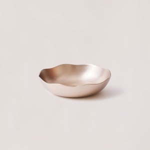 Artisanal Bronze Floral Bowl, 5.5&quot;, Kansa Bowl