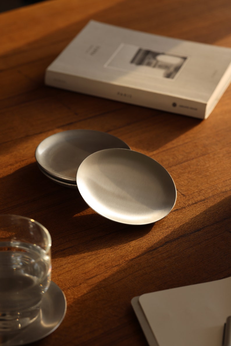 Chrome Coasters, Set of 4 - Thumbnail 5