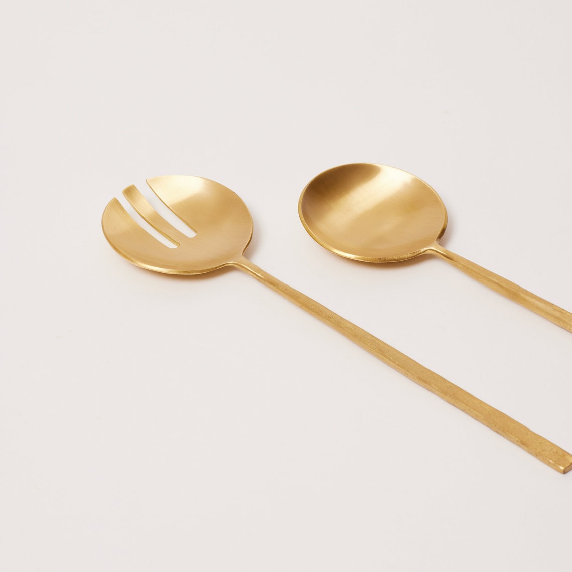 Wabi Brass Serving Utensil Set Etsy