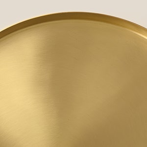 Heirloom Brass Round Serving Tray image 7