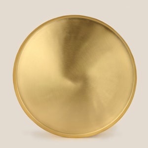 Heirloom Brass Round Serving Tray image 5