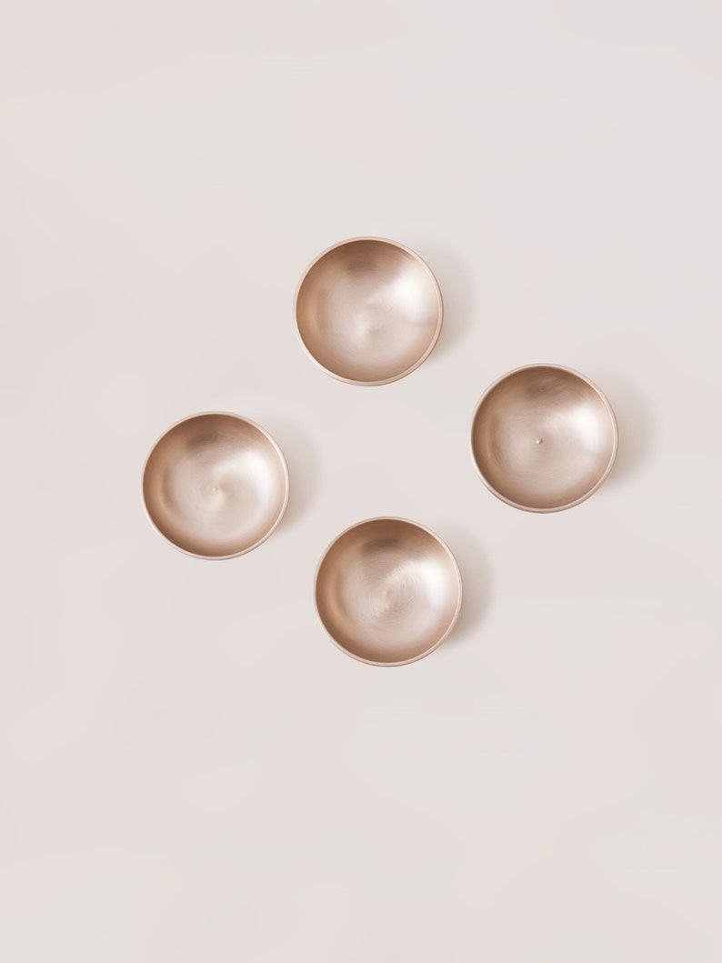 Artisanal Bronze Dip Bowl - Thumbnail 3