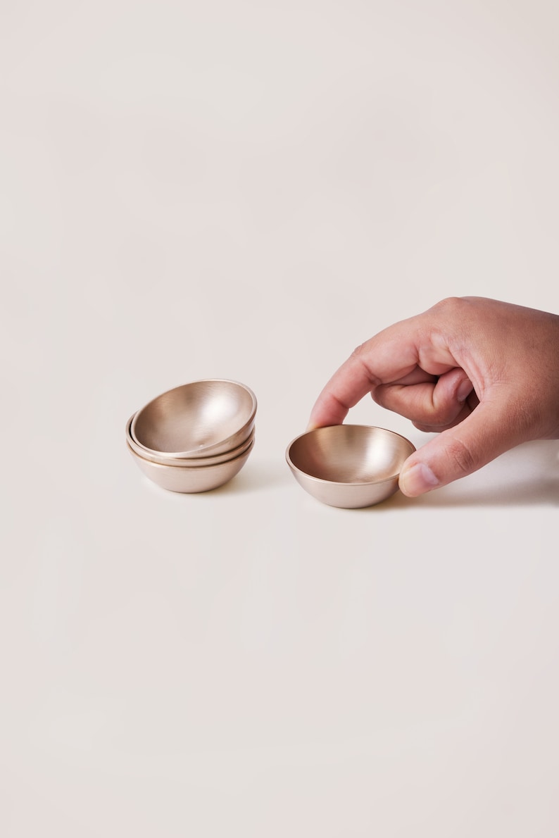 Artisanal Bronze Dip Bowl