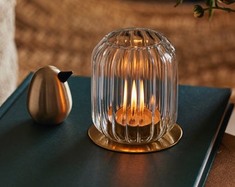 Kira Glass Lanterns, Set of 2