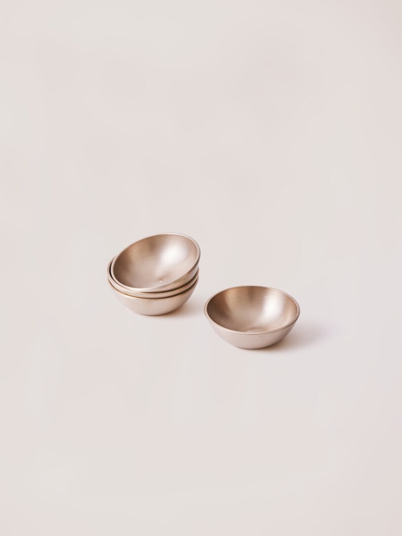 Artisanal Bronze Dip Bowl - Thumbnail 2