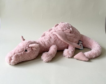 Opalite Dragon Plush Large 50cm 66cm Soft Fantasy Stuffed Animal