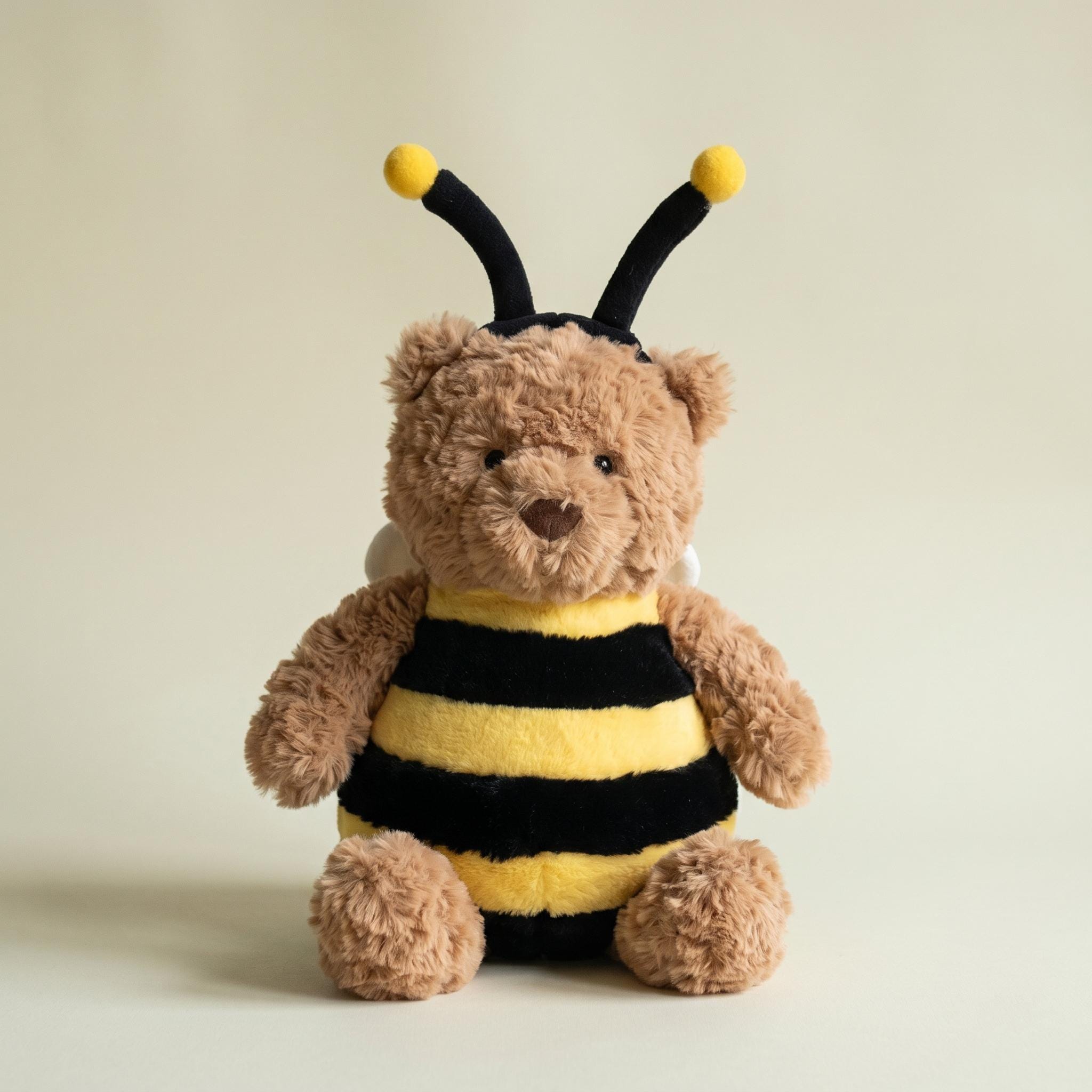 JC Bartholomew Bear Bumblebee Plush 26cm Stuffed Animal | Birthday