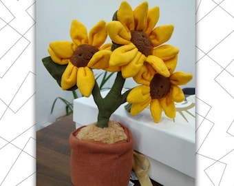 Amuseables Sunflower Plush 35cm Cheerful Flower Toy Stuffed Animal Gift for Kids Collectors Jellycat