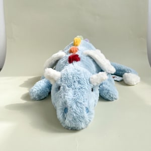 Jellycat Large Sky Dragon Plush 50cm Blue Fantasy Stuffed Animal Gift for Kids Collectors