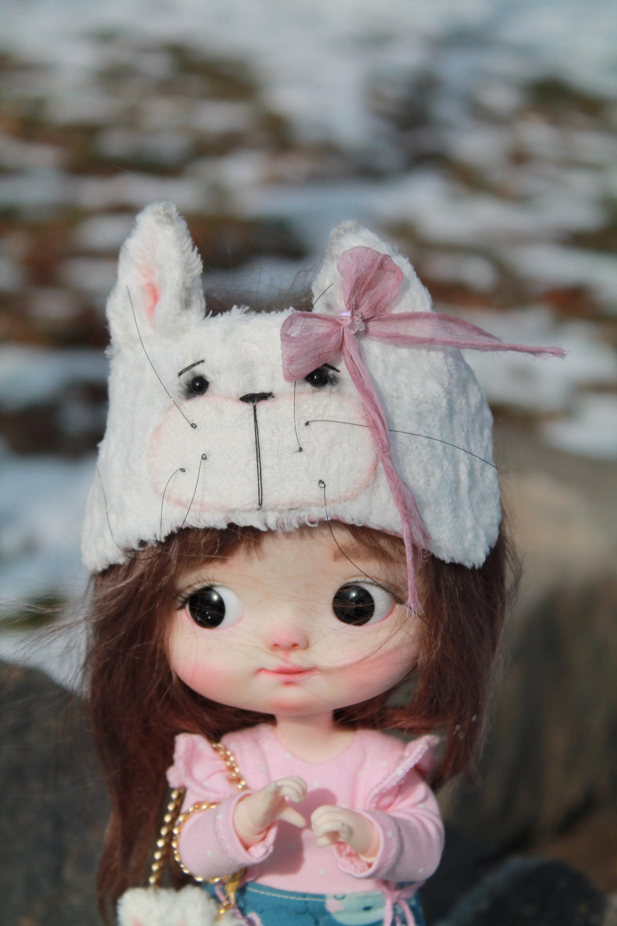 OOAK  Doll, Qbaby BJD 1/6 normal skin Ob26  custom doll сat