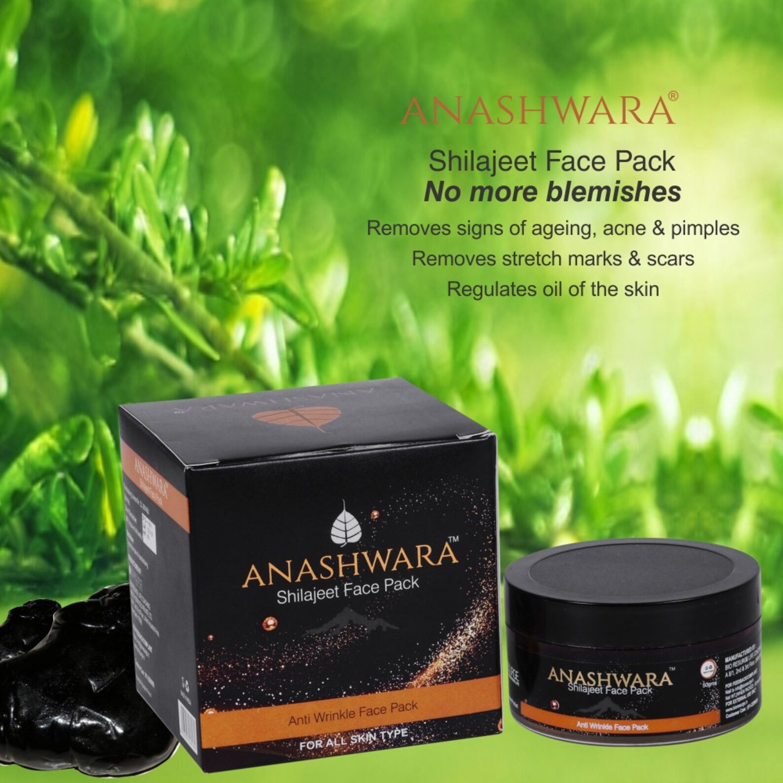 Ayurveda Shilajit Anti Wrinkle Face Pack to remove Etsy