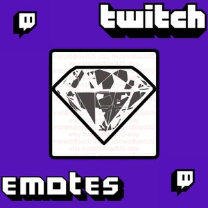 Diamonds Twitch Loyalty Sub Emote