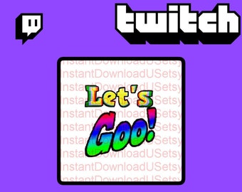 Let&#39;s Go Twitch Sub Emote - Twitch Emoji