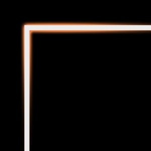 Neon Orange Glow  Webcam Twitch Stream Overlay Frame