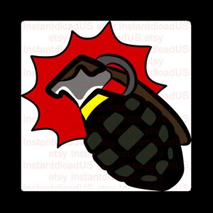 Grenade - Bomb - SVG File