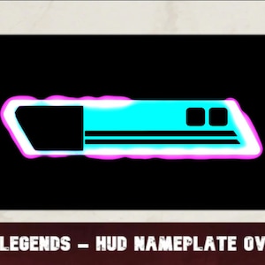 Apex Legends Animated Healthbar Overlay Kick Twitch Youtube OBS Streamlabs - Pink Blue