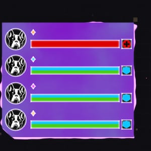 Team Nameplate Overlay HUD Animated - Purple / Pink