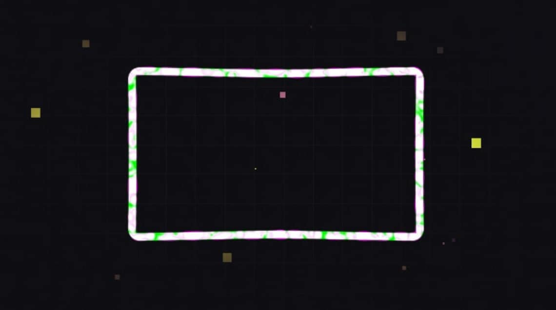 Animated Neon Camera Webcam Frame Border Overlay for Stream Twitch ...