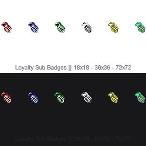 Grenade - Bomb - Twitch Loyalty Sub Badge
