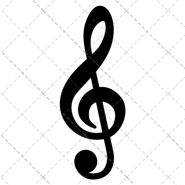 G Notenschlüssel Musik Symbol SVG-Datei