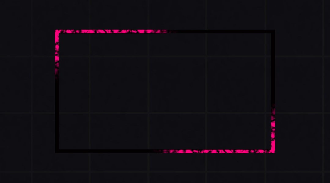 Animated Lightning Electric Camera cam Frame Border Overlay for