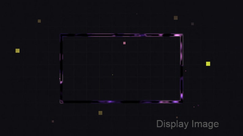 Animated Neon Camera Webcam Frame Border Overlay for Stream Twitch ...
