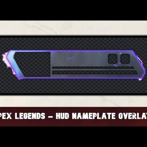 Apex Legends Healthbar  HUD Overlay Animated - Purple