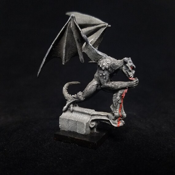 Eating Gargoyle on Spout (RAFM 3955) Stone Monster Kapoacinth