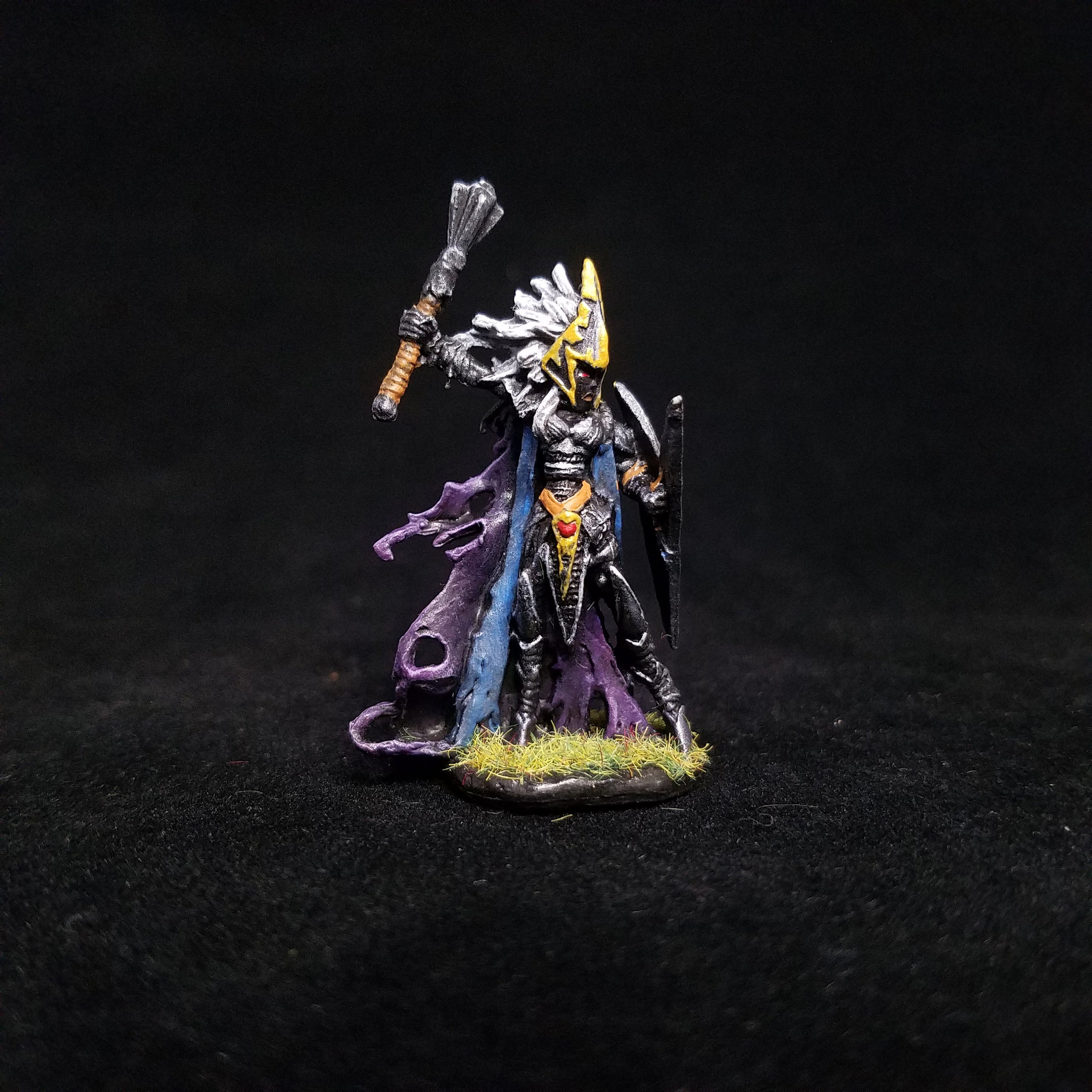 1 X Tierdeleira Priest Elf Black Bones Reaper Miniature Cleric Dark 77122 for sale online
