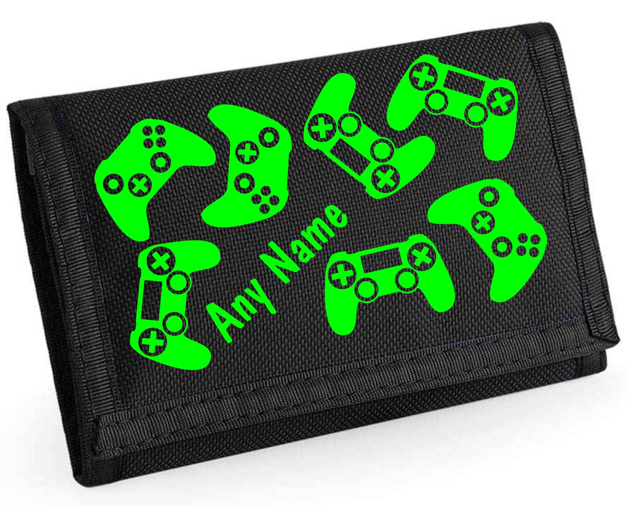 Portafoglio Bimbo Personalizzato Blu Con Controller Gioco E Porta Monete, Present2future