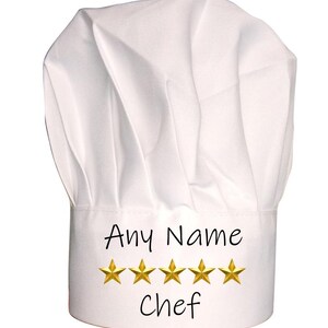 ESHATO Kids Chef Hat, Adjustable Elastic Cotton Cooking Cap