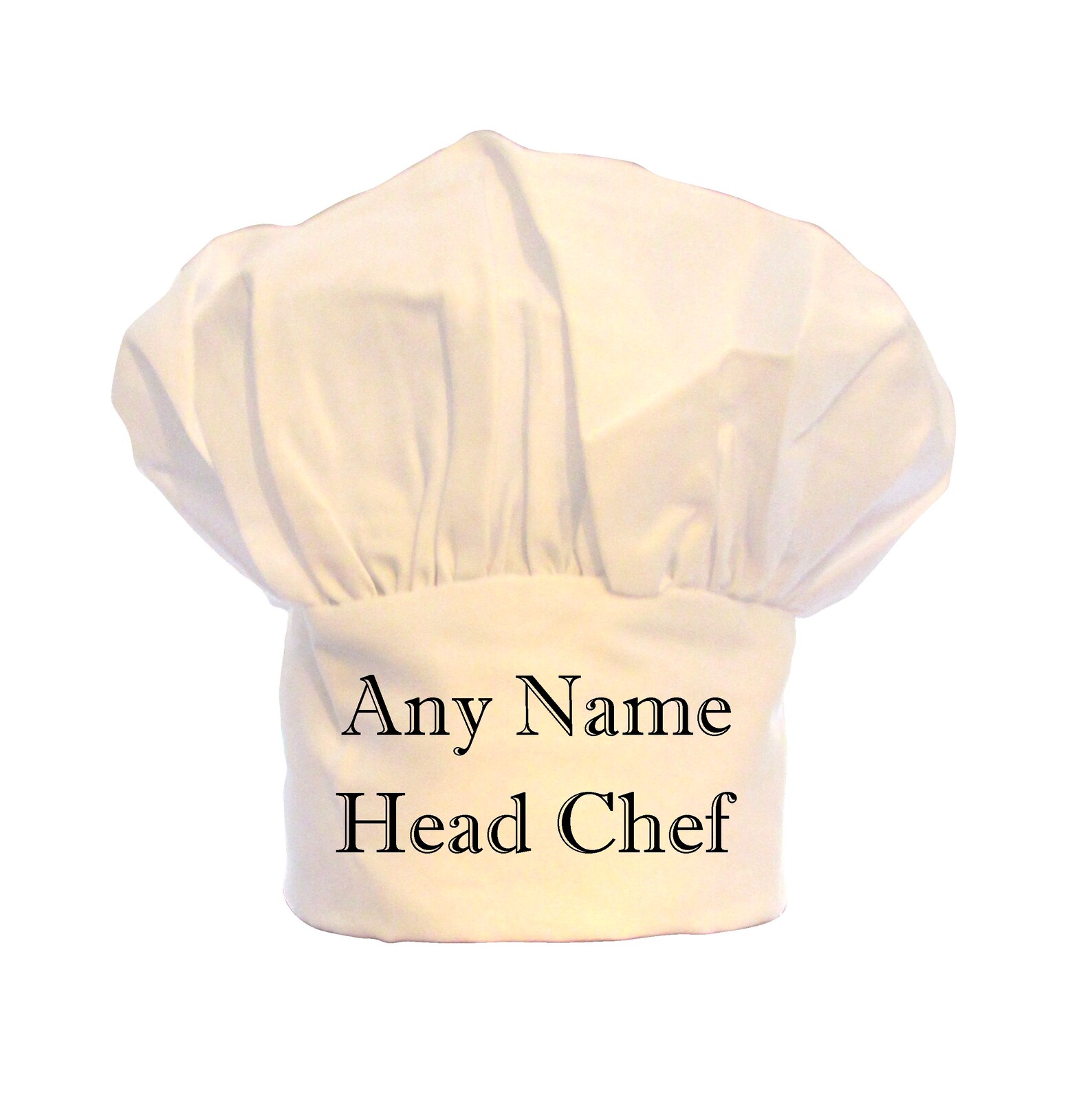 Personalised Head Chef Print Unisex Chefs Hat Etsy UK