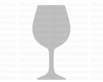Svg Wine Glass Box Etsy