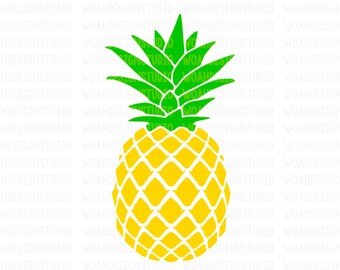 Ananas SVG, Ananas, Monogramm Rahmen SVG, Sommer Svg, Svg Dateien, Cricut und Silhouette Cut Files