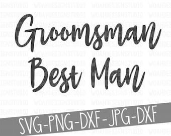Best Man Svg Etsy